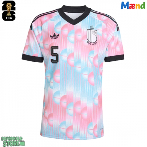 Belgien Maxim De Cuyper #5 Replika Udebanetrøje VM 2026 Kortærmet